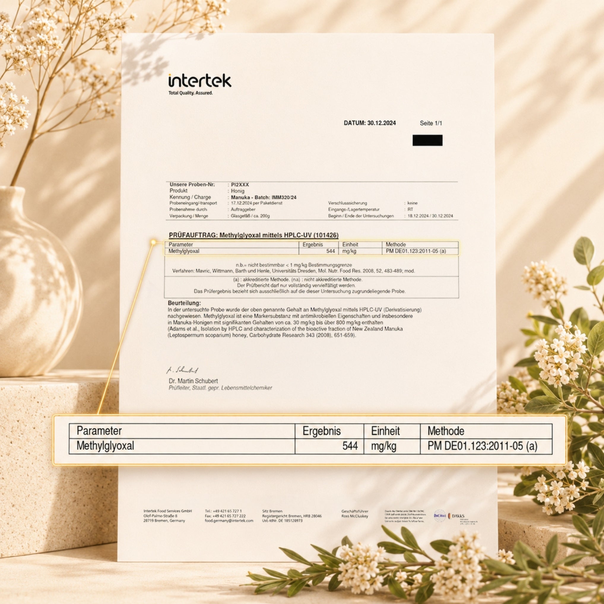 Manuka Honig 140g mit MGO 500+