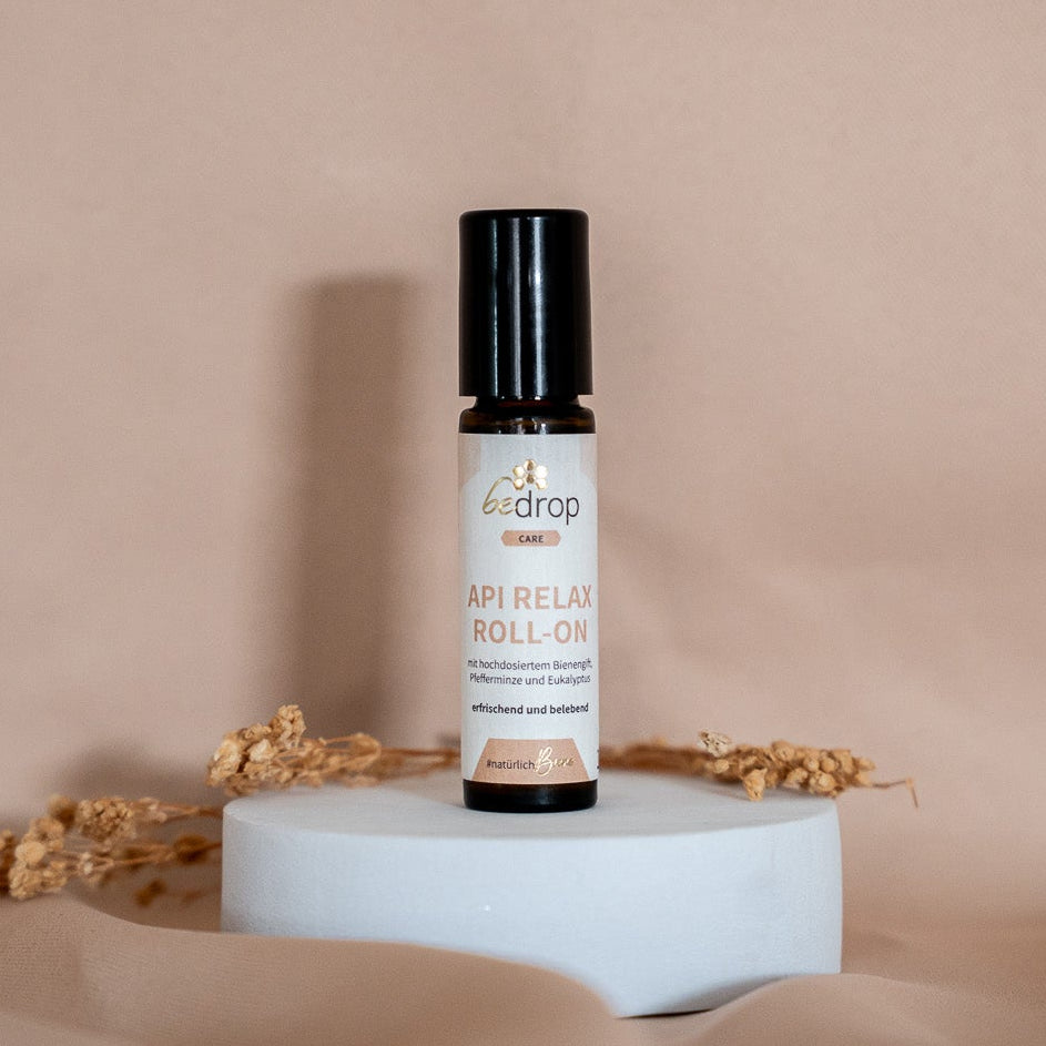 Api Relax Roll-On mit hochdosiertem Bienengift, Pfefferminze und Eukalyptus - 10ml