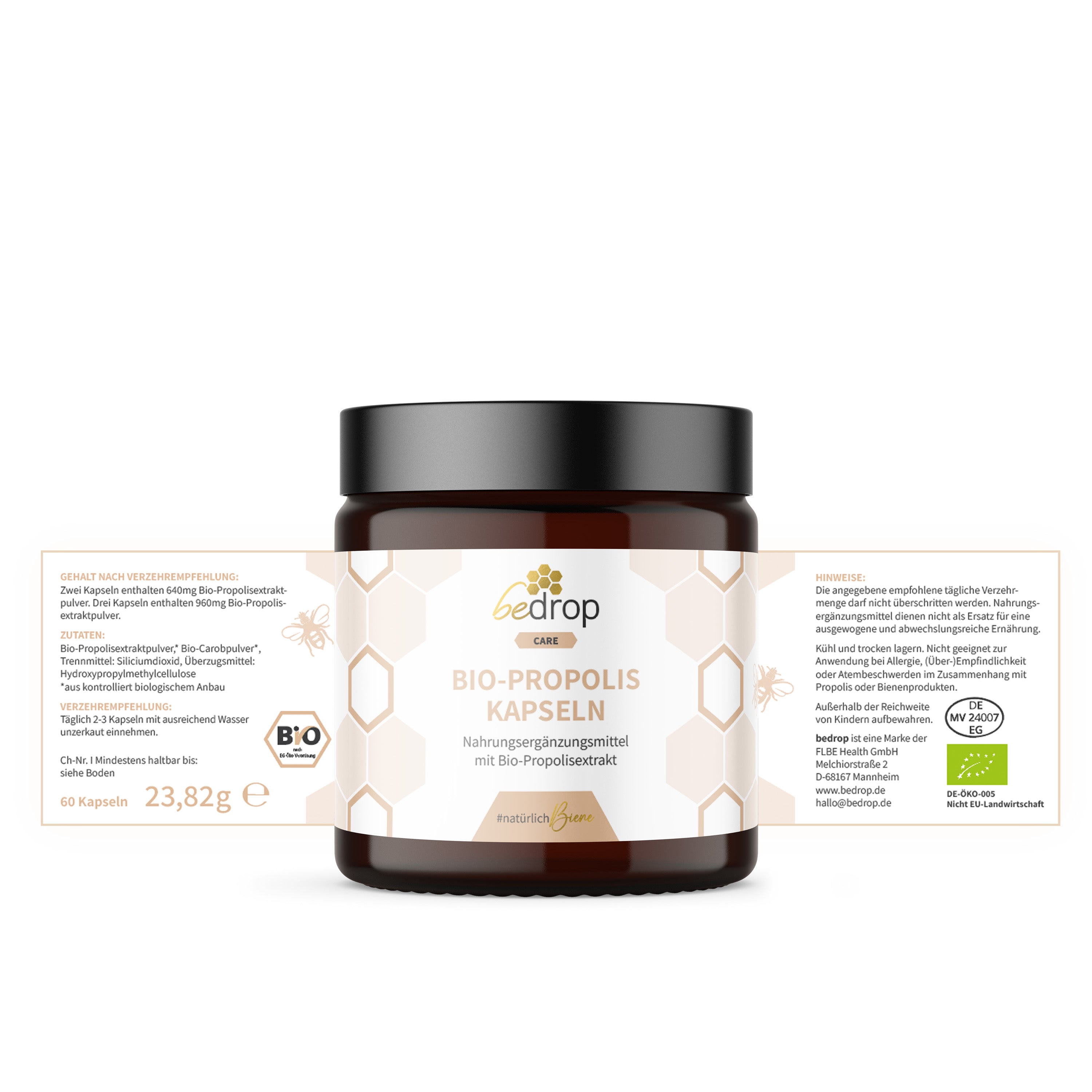 Propolis & Gelée Royale Kapseln im Set | 2x 60 Kapseln (100% Imker-Qualität)
