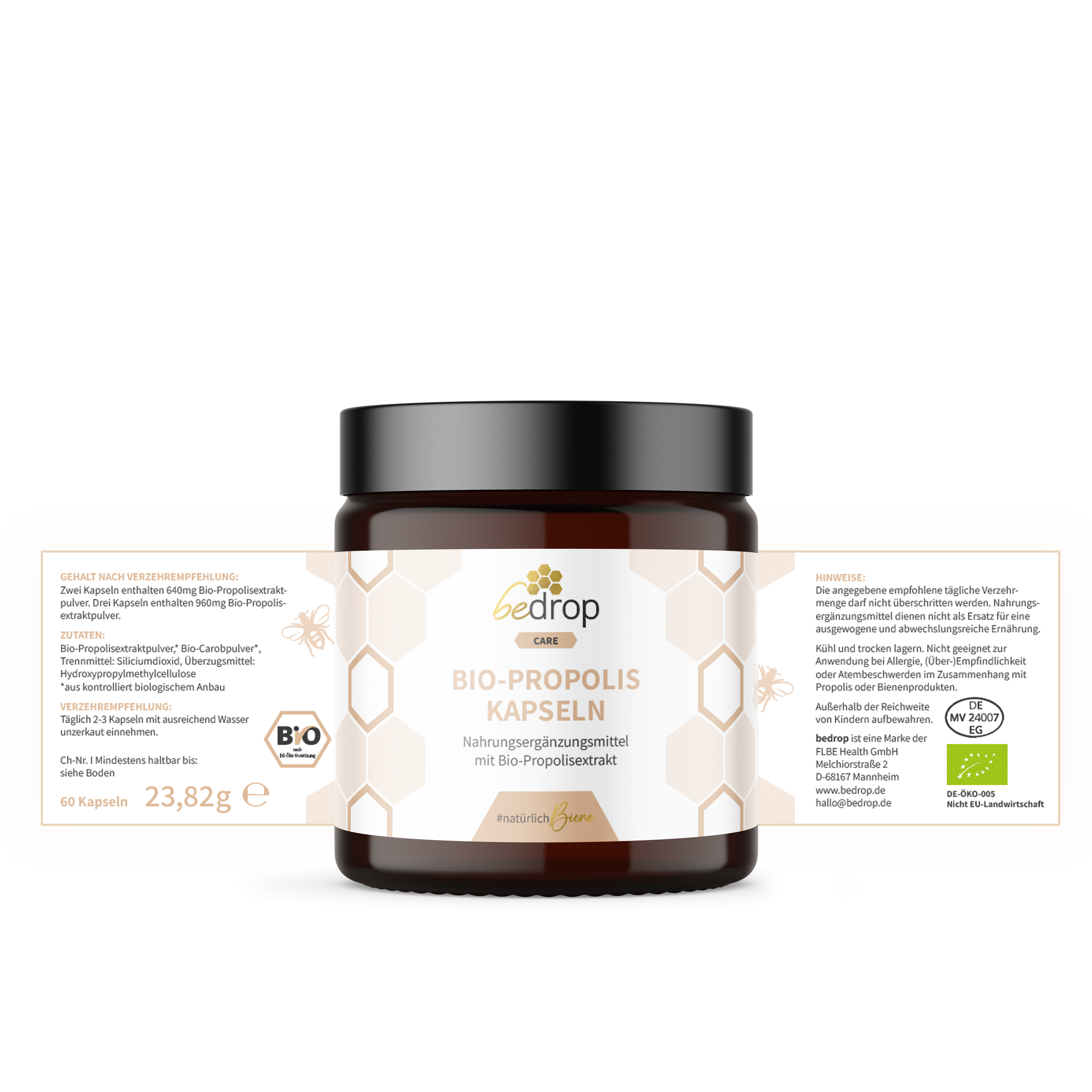 Vorteilsset: 3x Bio Propolis Kapseln - 60 Kapseln im 3er Set