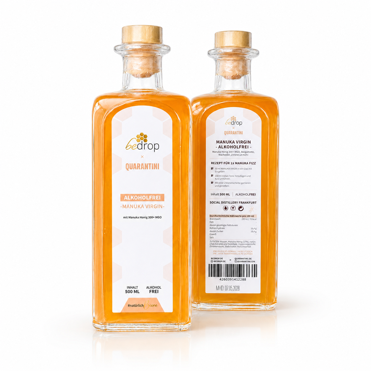 MANUKA VIRGIN - alkoholfrei - bedrop x Quarantini / 500 ml