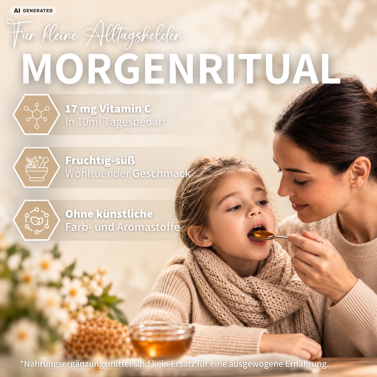 IMMUN*-BIENCHEN - Fruchtig-kräutriger Saft mit Manuka Honig und Vitamin C aus Acerola / 200ml