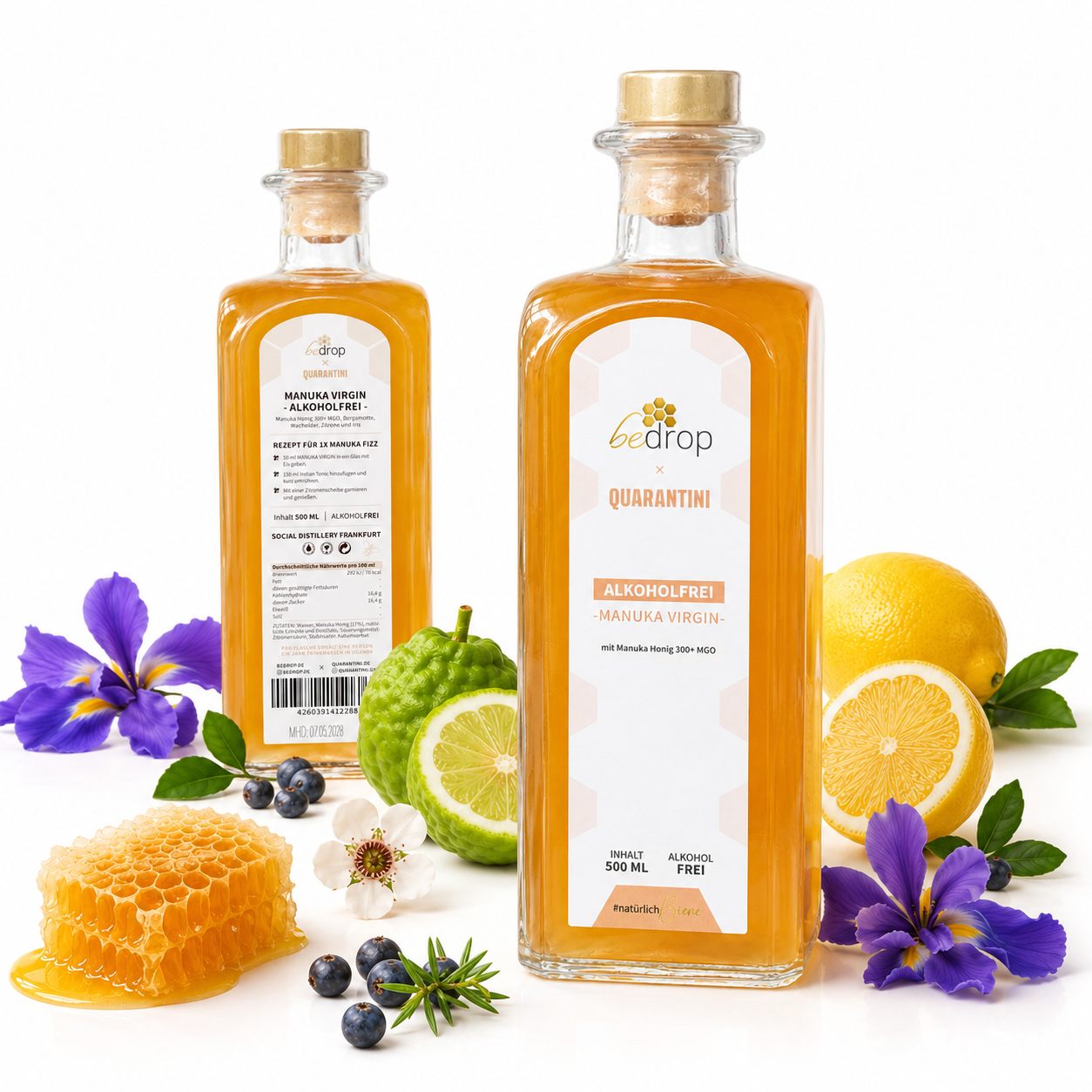 MANUKA VIRGIN - alkoholfrei - bedrop x Quarantini / 500 ml