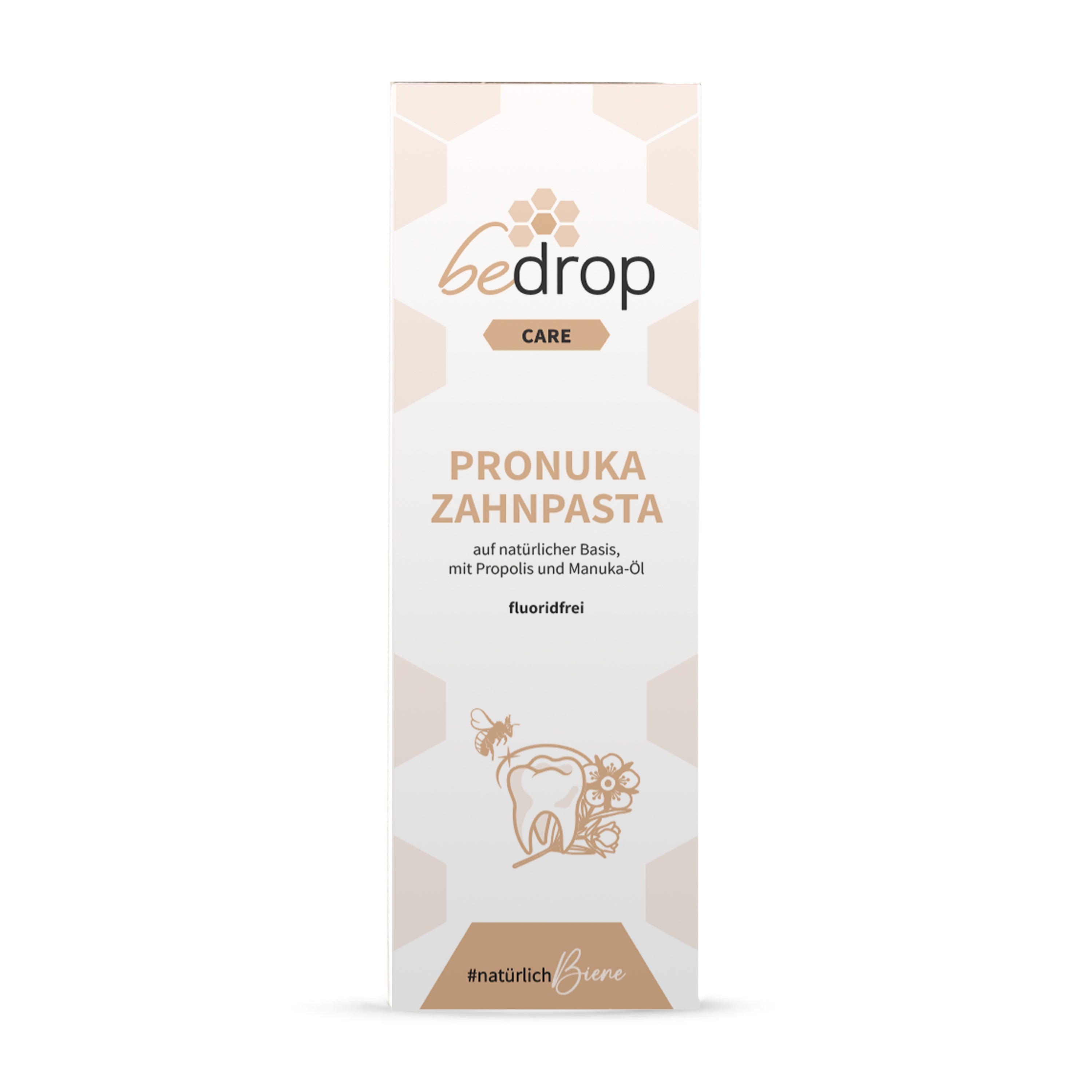 Pronuka Zahnpasta / Zahncreme mit Propolis & Manuka-Öl, fluoridfrei & natürlich - 75ml