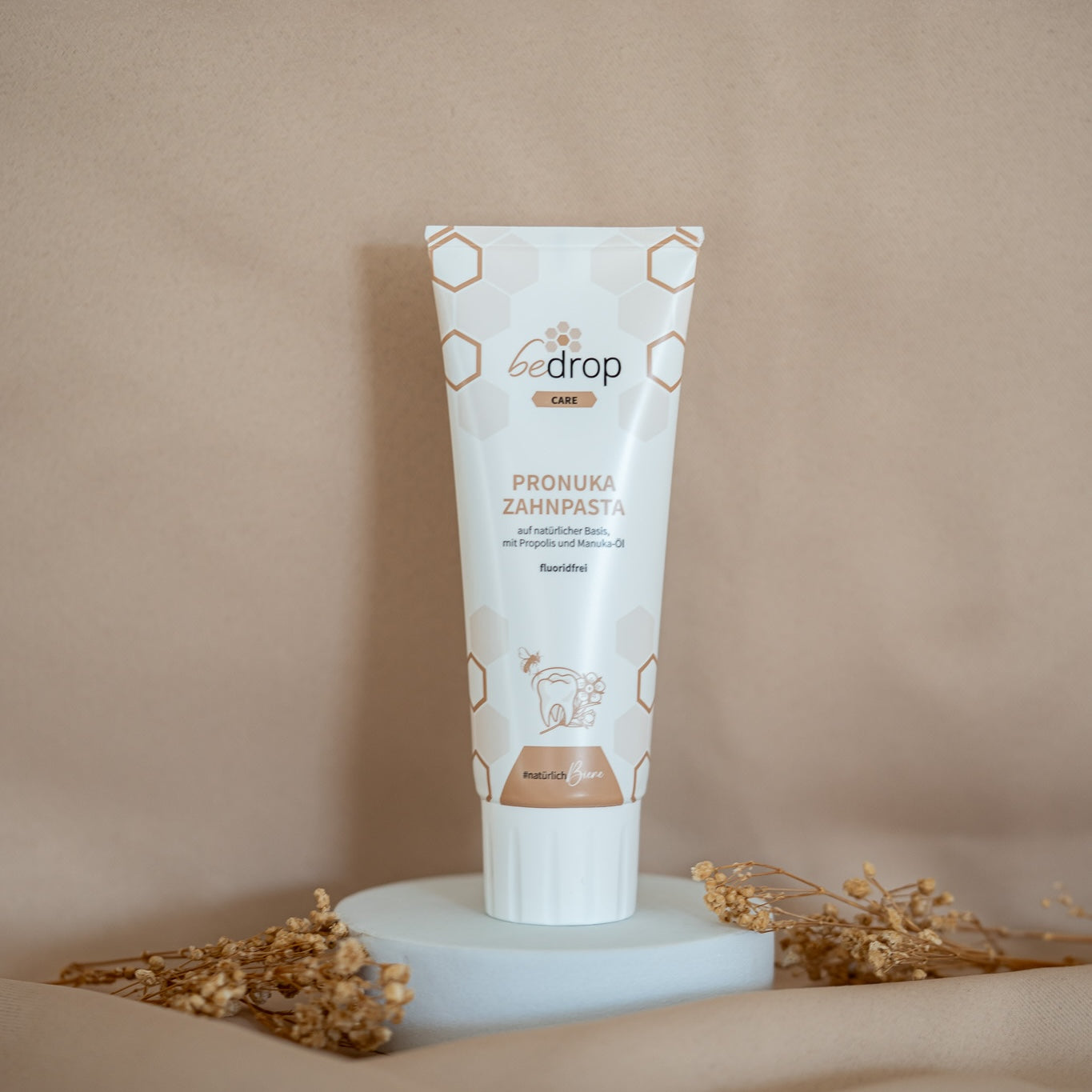 Pronuka Zahnpasta / Zahncreme mit Propolis & Manuka-Öl, fluoridfrei & natürlich - 75ml