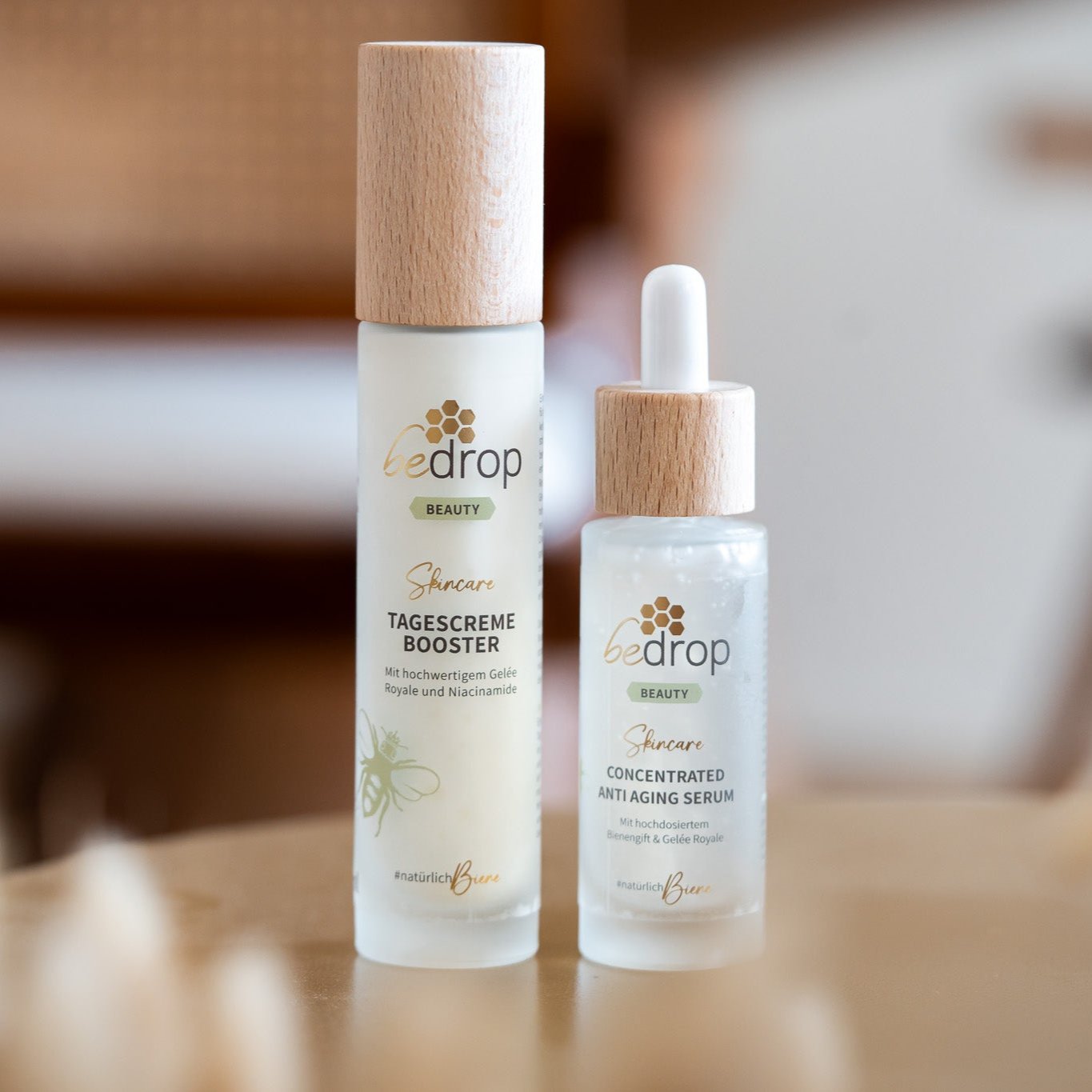 Skin Care Set | CONCENTRATED Anti-Aging Serum & Tagescreme Gesichtscreme Booster