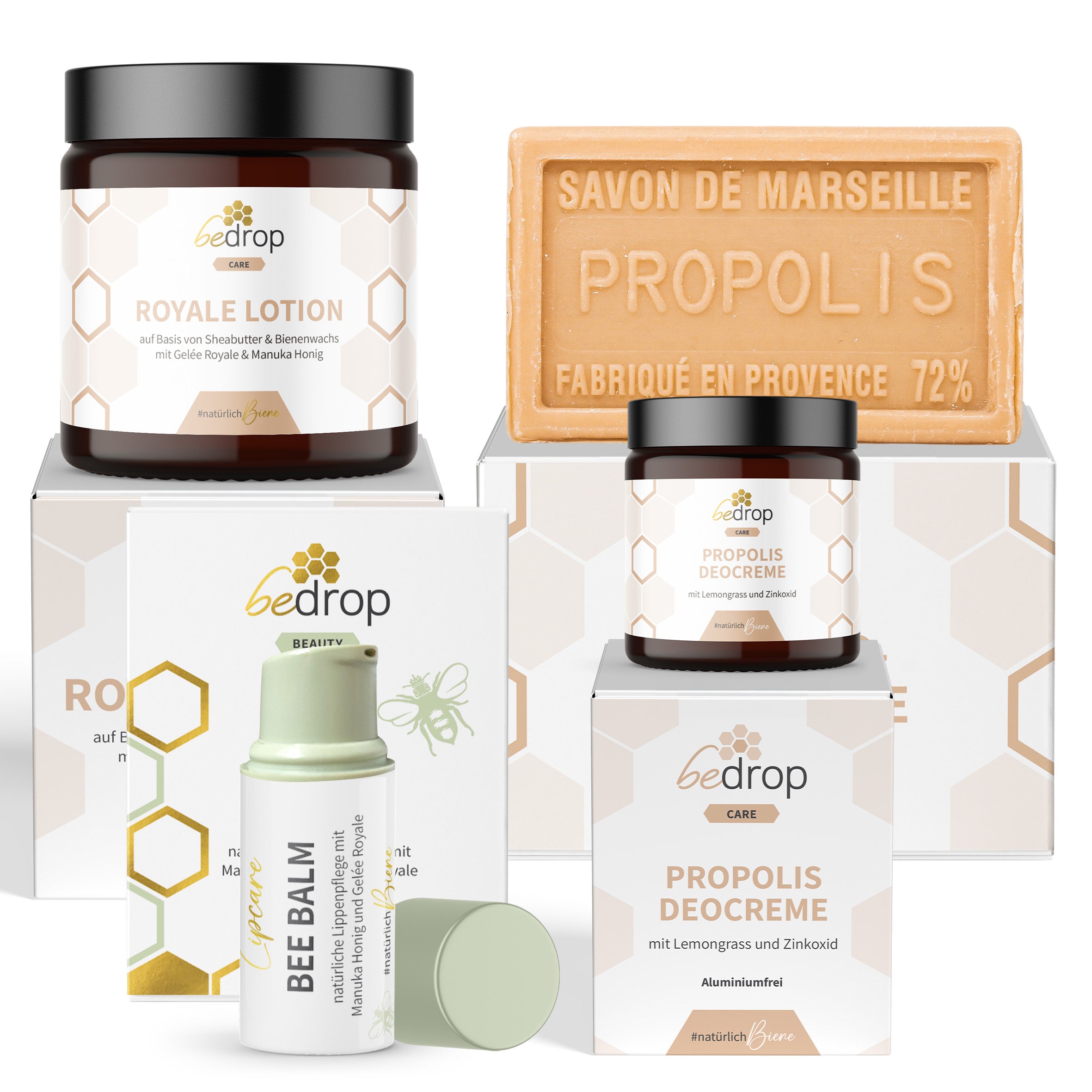 Summer Care Set | Bee Balm, Deocreme, Seife und Royale Lotion