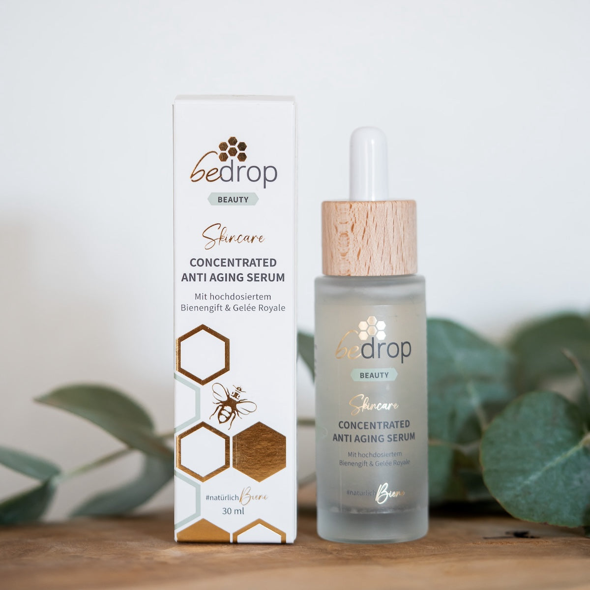 Vorteilsset: 6x CONCENTRATED ANTI AGING SERUM / Gesichtsserum mit hochdosiertem Bienengift & Gelée Royale - 30ml