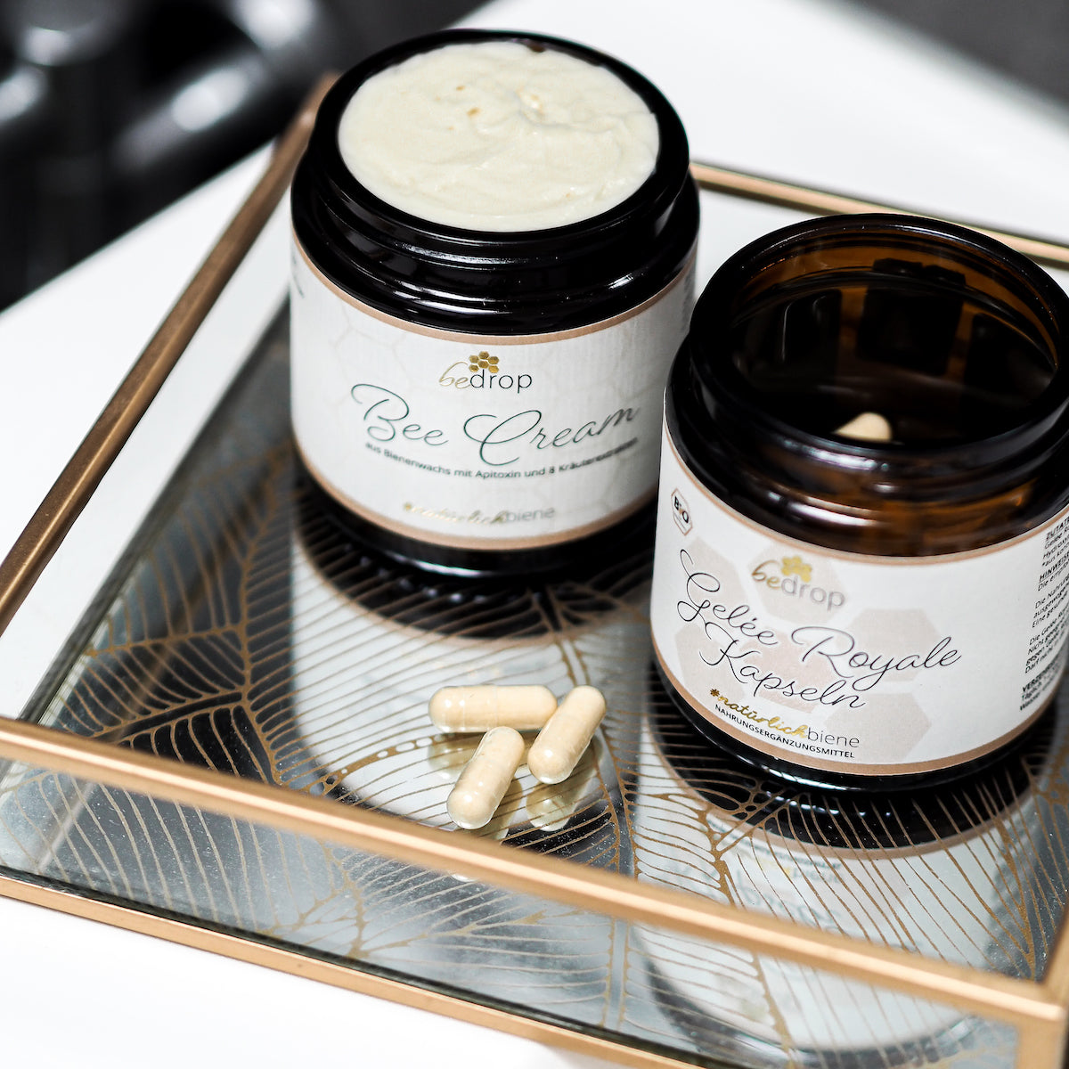 Wohlfühlset | Bee Cream (Bienengiftsalbe) + Gelée Royale Kapseln