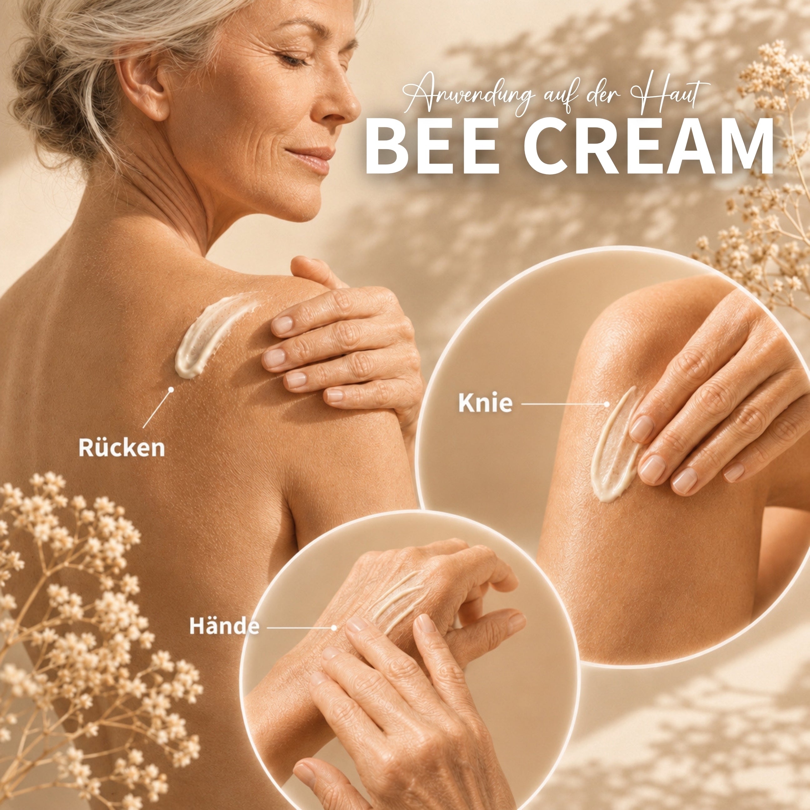 Bee Cream Bienengiftsalbe mit 8 Kräuterextrakten - 100g