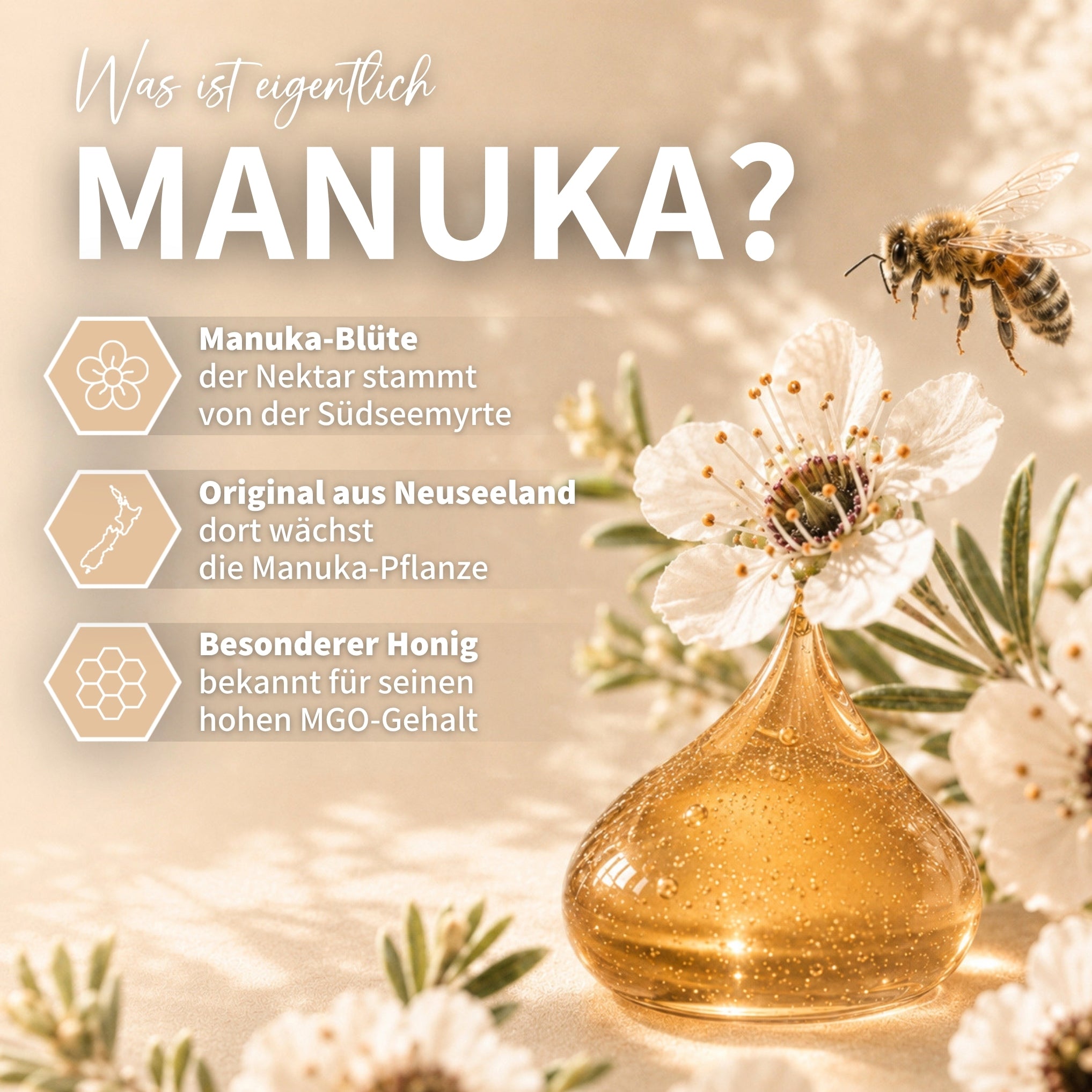 Manuka Honig 140g mit MGO 500+