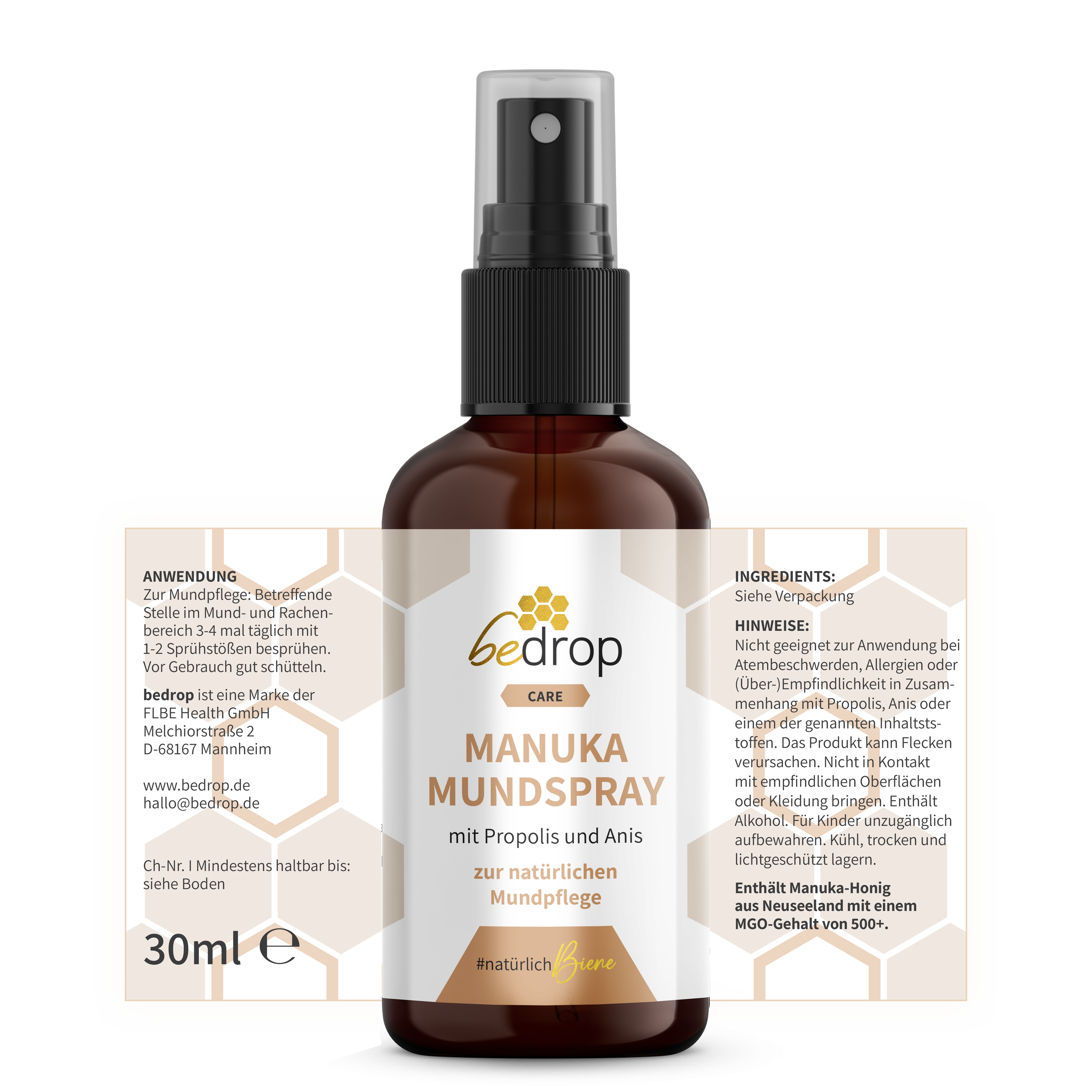 Manuka Set | Manuka Honig MGO 500 + Manuka/Propolis/Anis Halsspray