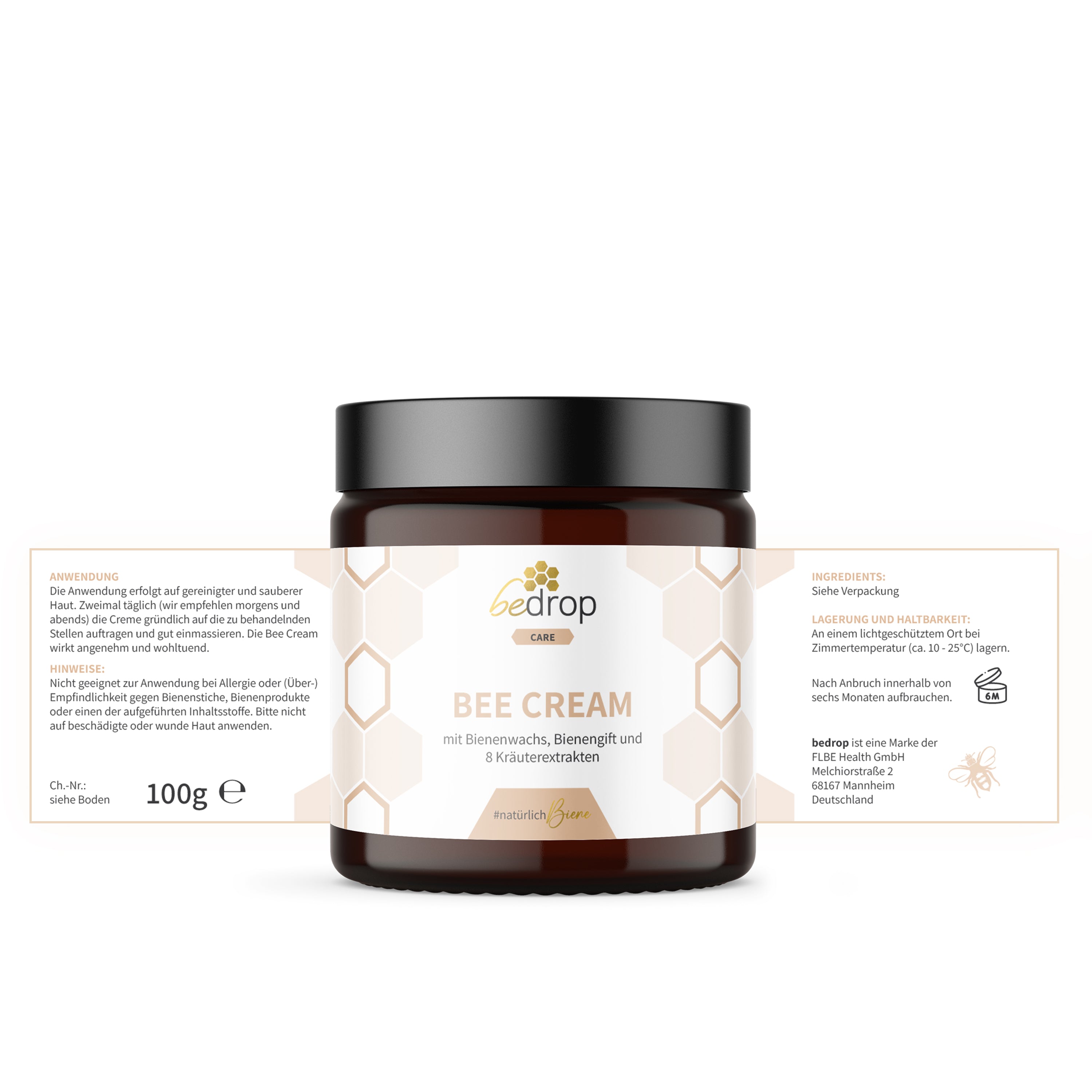 Wohlfühlset (groß)| Bee Cream (Bienengiftsalbe) + Gelée Royale Kapseln + BeeBalm