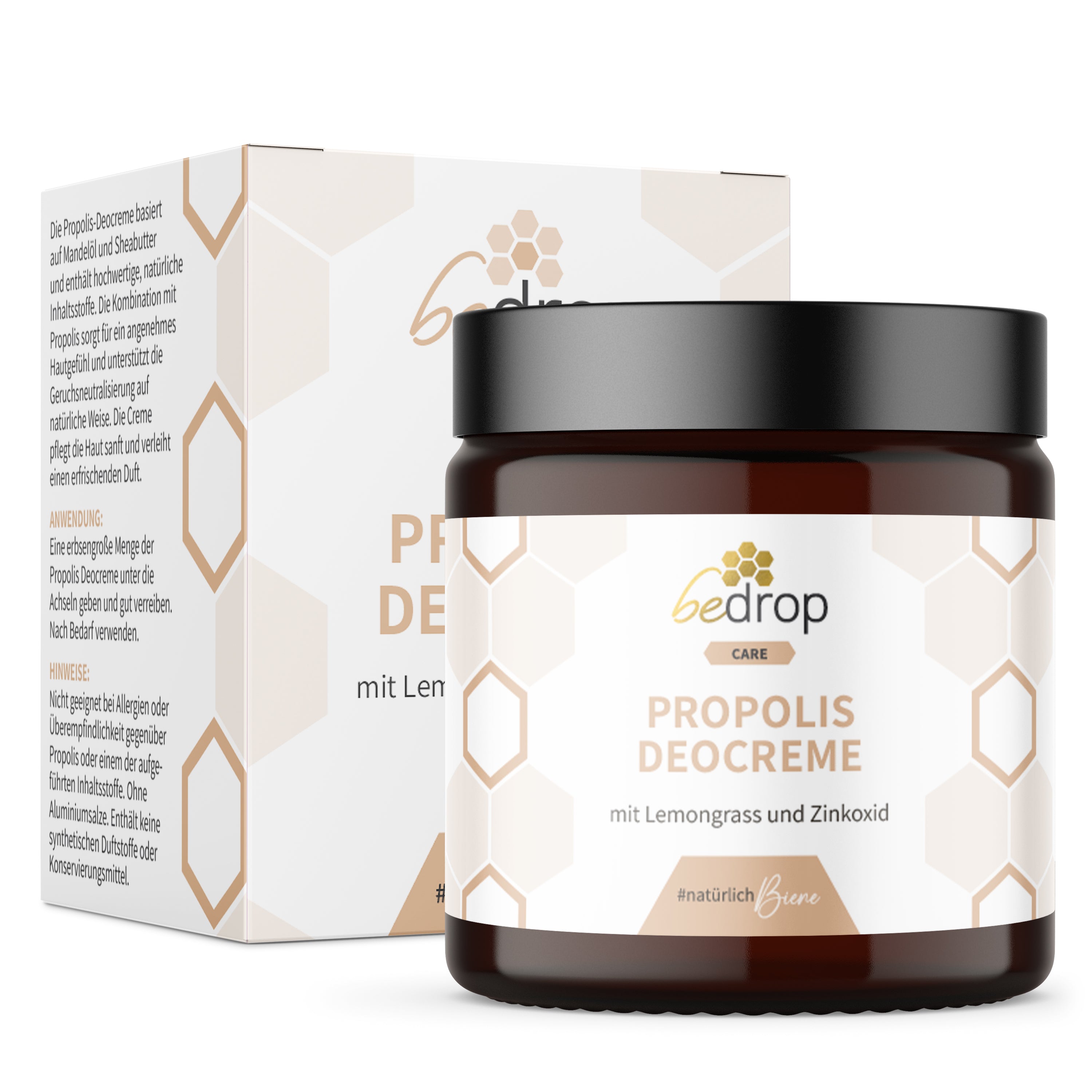 Propolis Deocreme / Festes Deo mit Lemongrass - 30ml