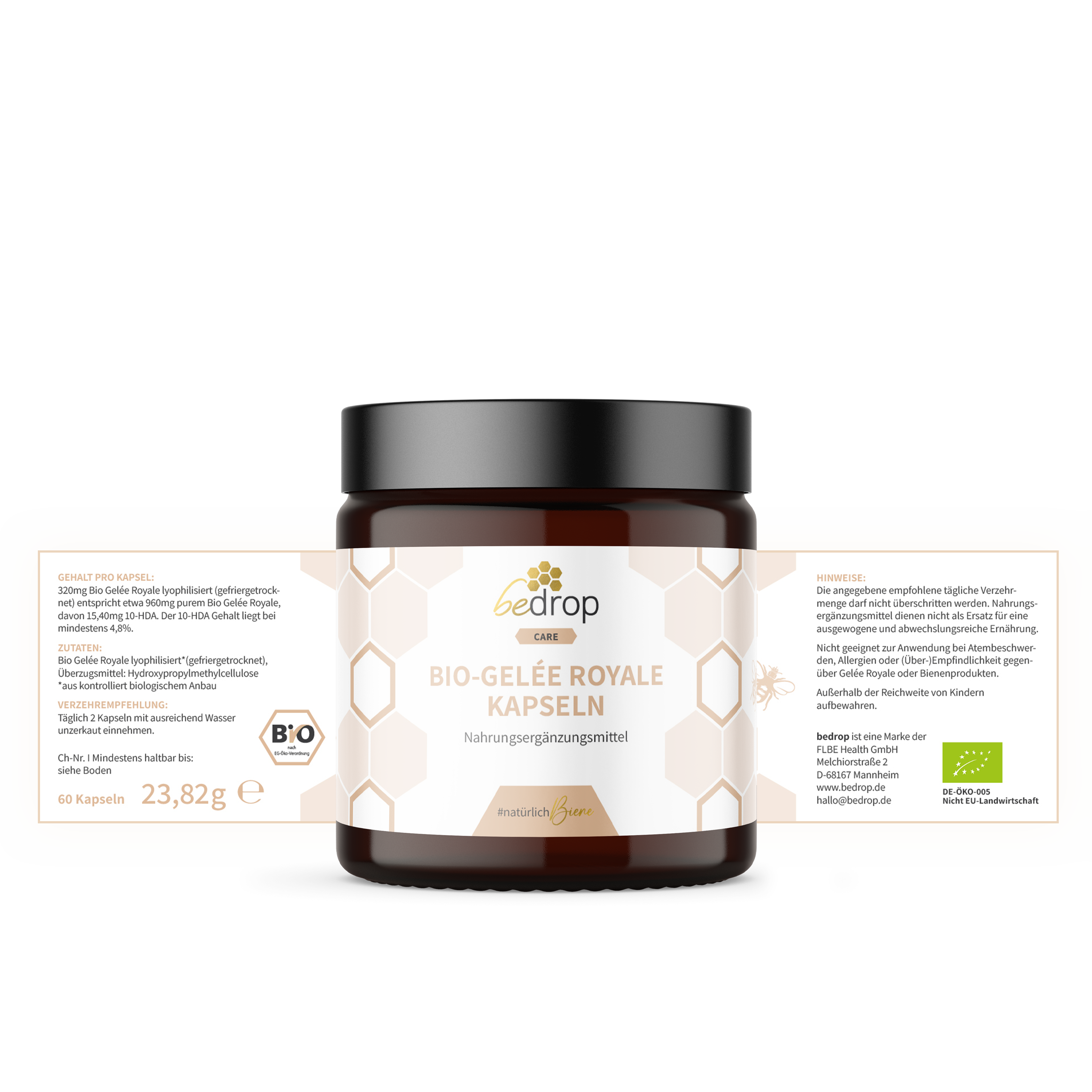 Wohlfühlset | Bee Cream (Bienengiftsalbe) + Gelée Royale Kapseln