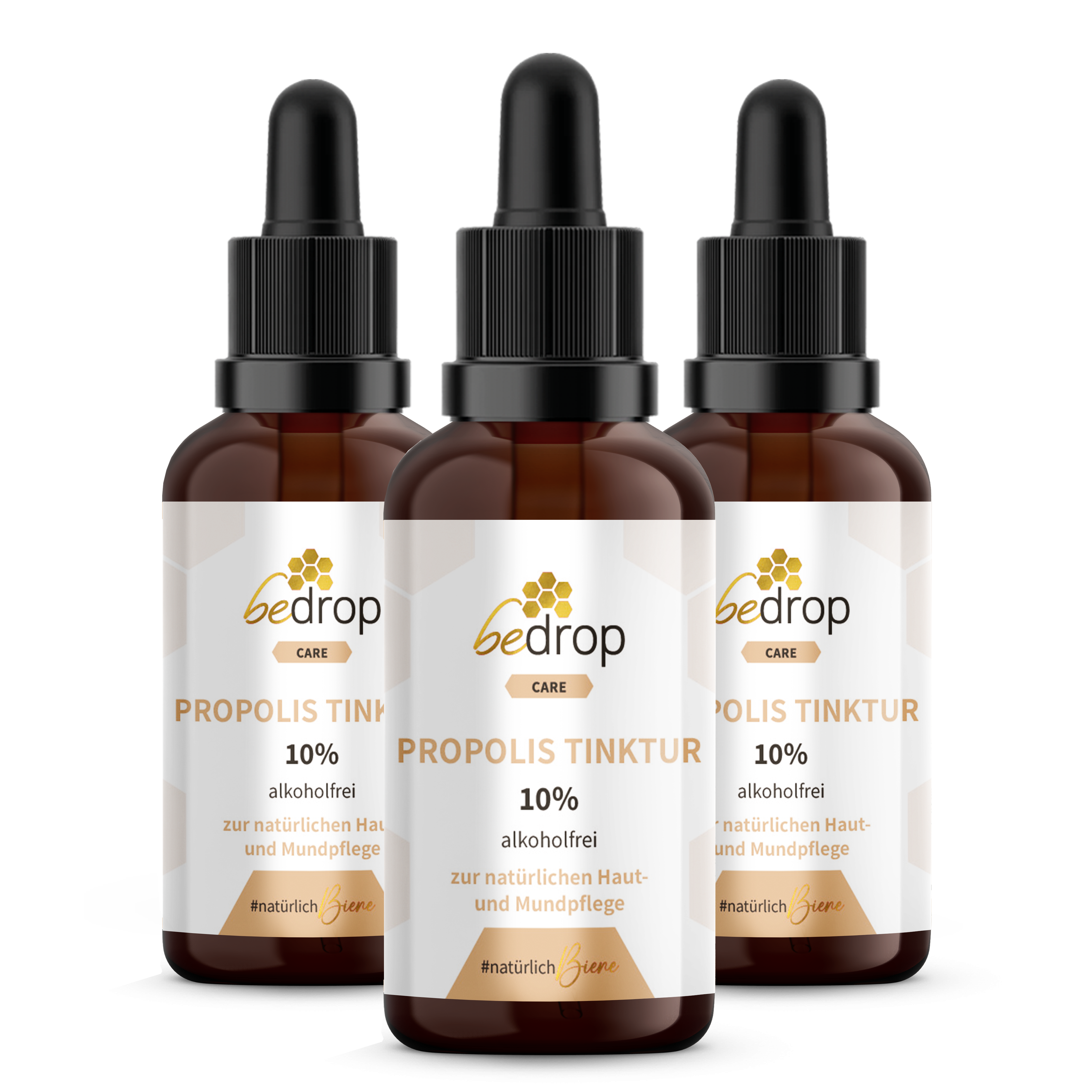 Vorteilsset: 3x Propolis Tinktur (alkoholfrei & wasserlöslich) - 30ml im 3er Set