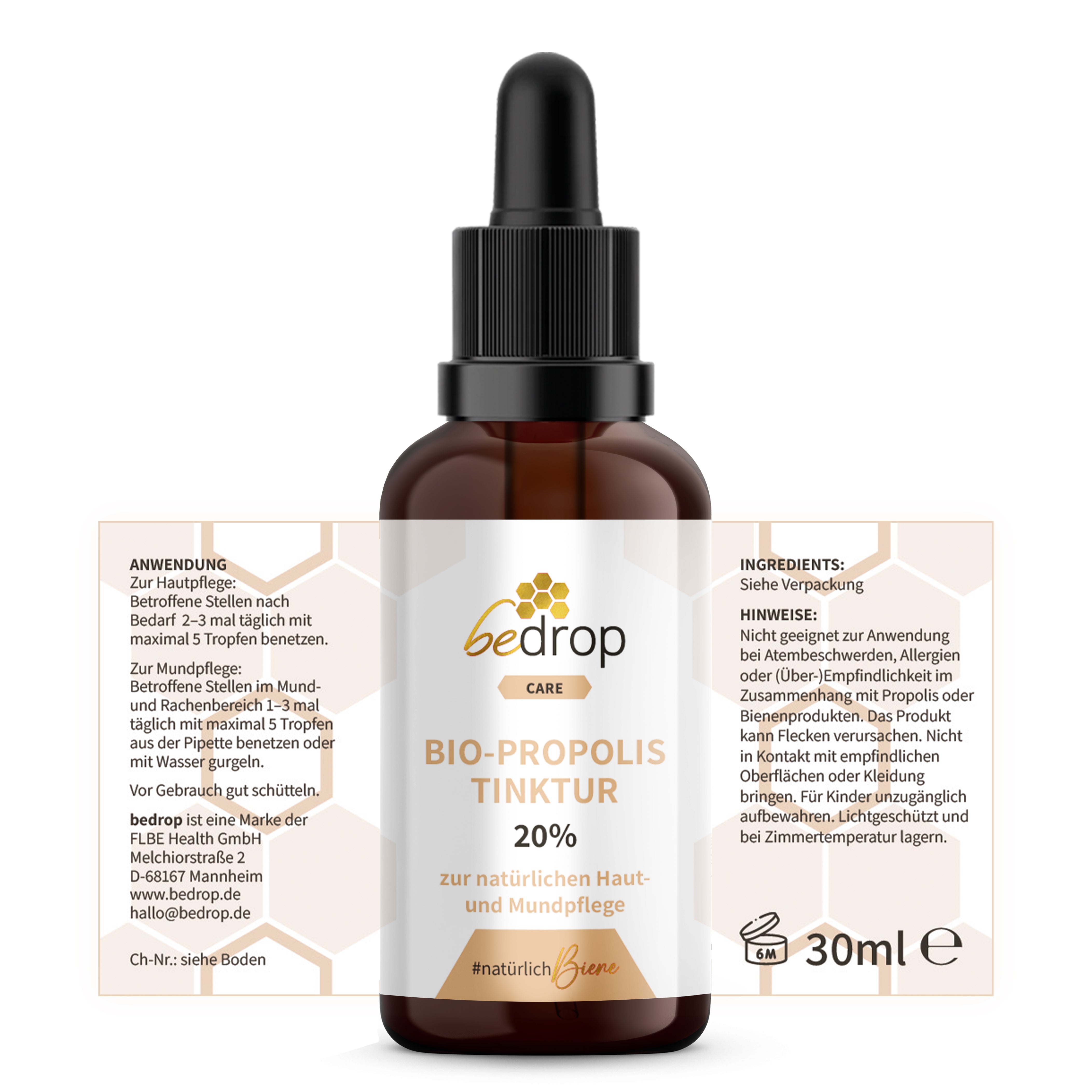 Das Allrounder-Set | Propolis Kapseln & 20% Tinktur + Gelée Royale Kapseln & pur/frisch + Manuka Honig