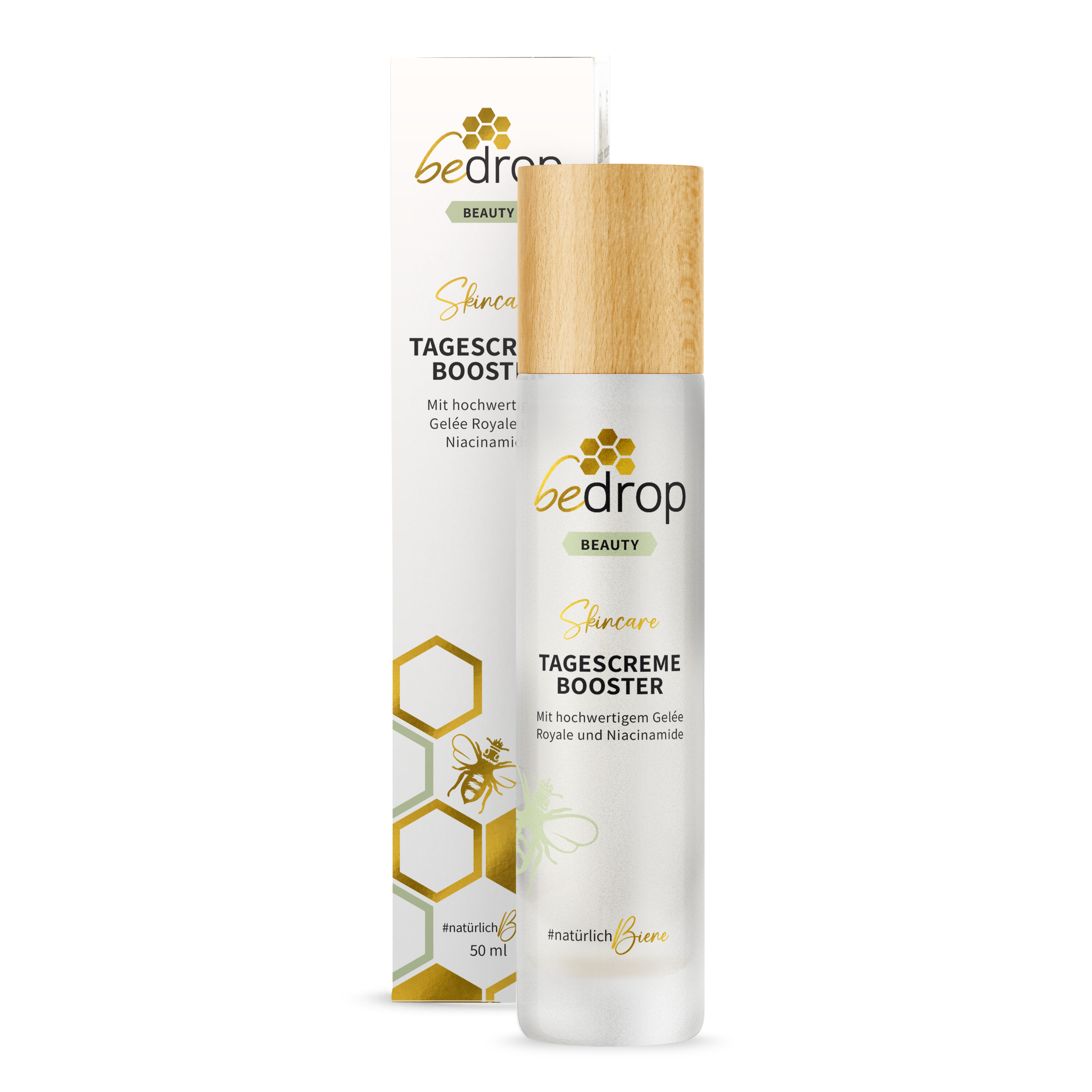 TAGESCREME BOOSTER / Gesichtscreme mit hochwertigem Gelée Royale und Niacinamide - 50ml