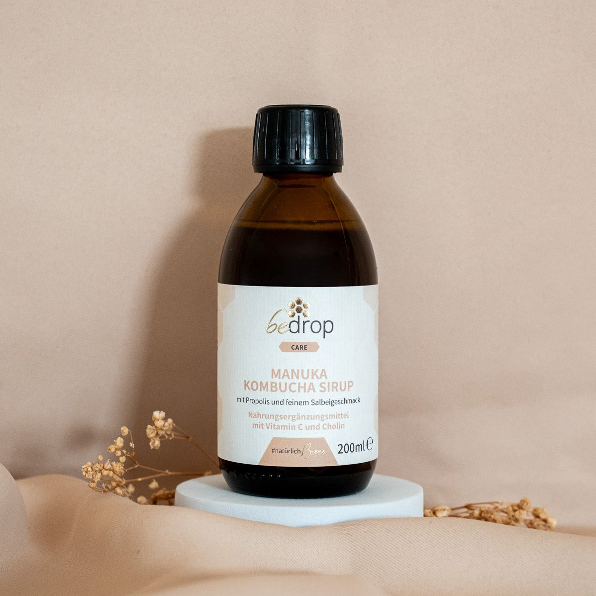Manuka Kombucha Sirup mit Propolis & feinem Salbeigeschmack - 200ml