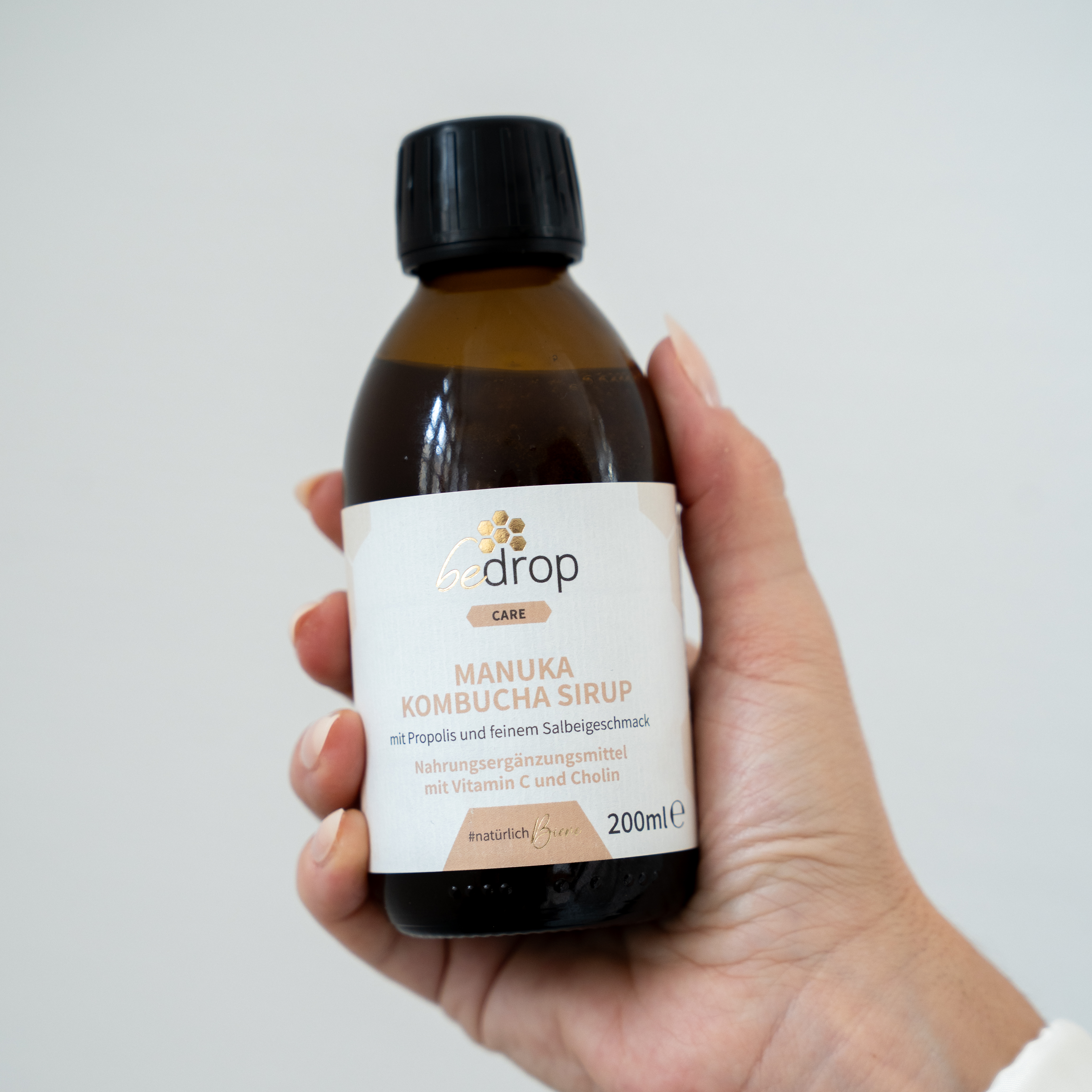 Manuka Kombucha Sirup mit Propolis & feinem Salbeigeschmack - 200ml