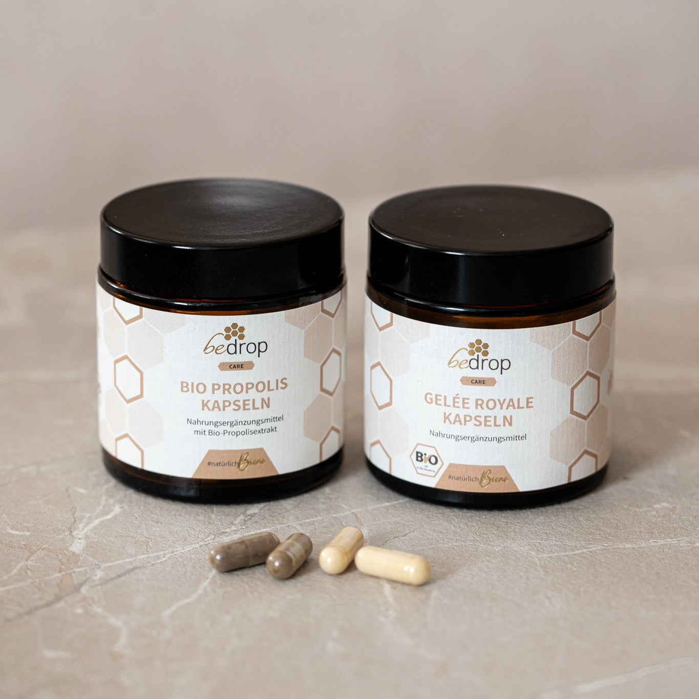 Propolis & Gelée Royale Kapseln im Set | 2x 60 Kapseln (100% Imker-Qualität)