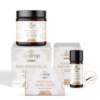 Nail Care Set | Propolis Nagelserum, Kapseln & Propolis-Honig-Seife
