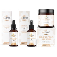 Propolis Einsteiger Set | Spray, 20% Tinktur & Kapseln | Für Kinder & Erwachsene